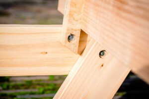 Douglas picknicktafel met opklapbare banken